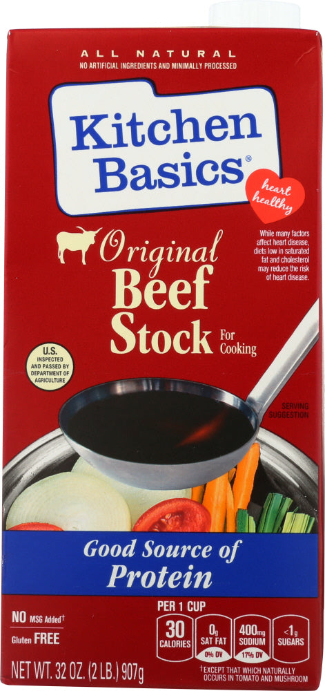 KITCHEN BASICS: Original Beef Stock for Cooking, 32 oz