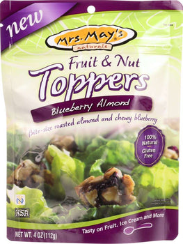 MRS MAYS NATURALS: Toppers Blueberry Almond, 4 oz