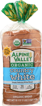 ALPINE VALLEY: Country White Bread, 18 oz