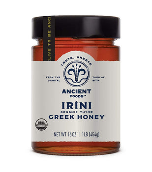 ANCIENT FOODS: Honey Greek Irini Thyme, 16 oz