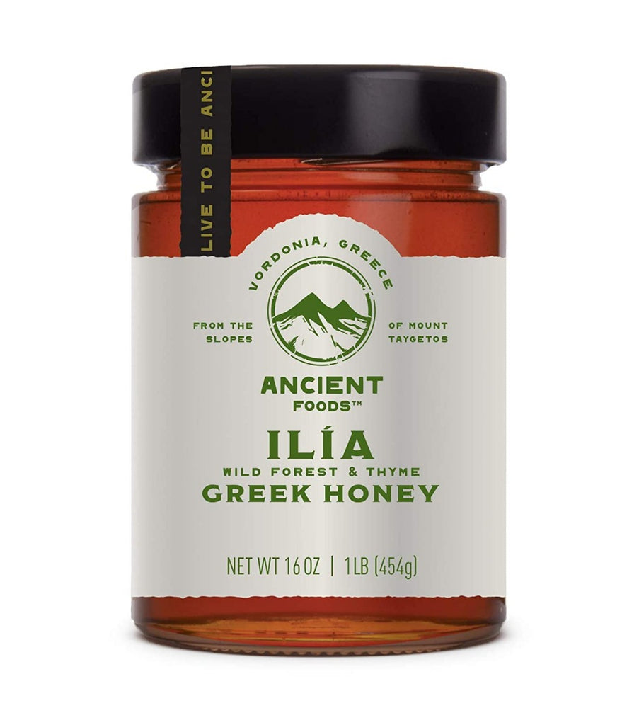 ANCIENT FOODS: Honey Grk Ilia Wld Frst T, 16 oz