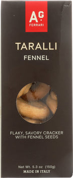 AG FERRARI: Taralli Fennel, 5.3 oz