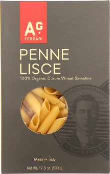 AG FERRARI: Organic Pasta Penne Lisce, 17.5 oz