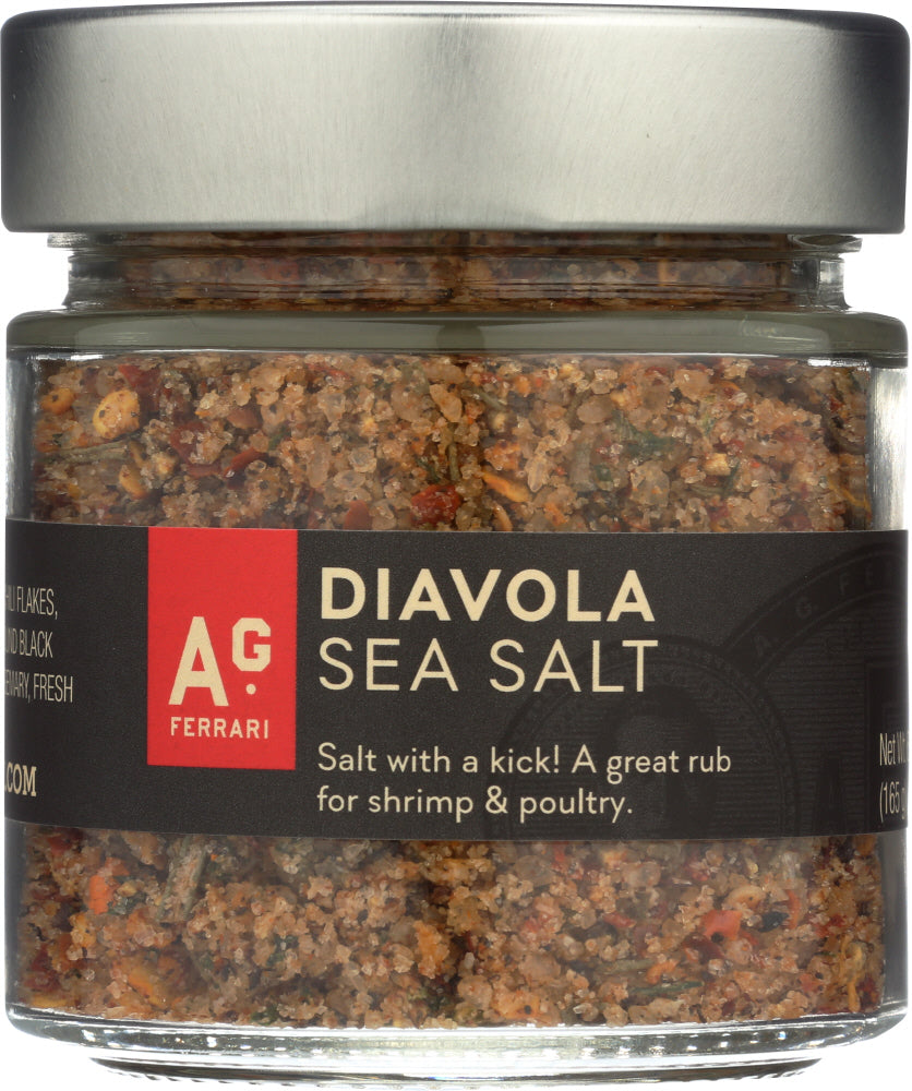 AG FERRARI: Diavola Seasoning Salt, 6 oz