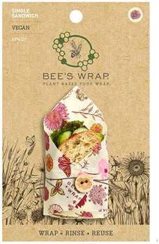 BEES WRAP: Sandwich Wrap Meadow Magi, 6 ea