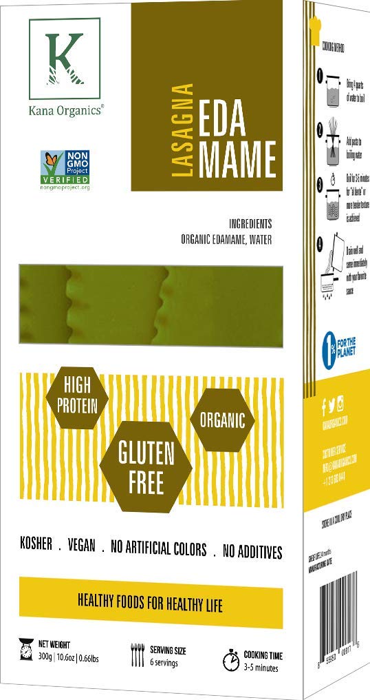 KANA: Organic Edamame Lasagna, 10.6 oz