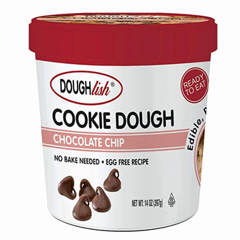 DOUGHLISH: Ss Ckie Dough Choc Chip, 14 oz