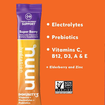 NUUN: Immunity 3 Pkt Berry, 8 pk