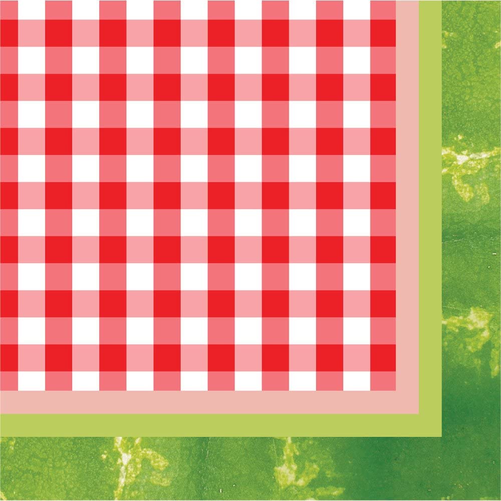 CREATIVE CONVERTING: Napkin Lunch Juicy Wtrmln, 16 ea