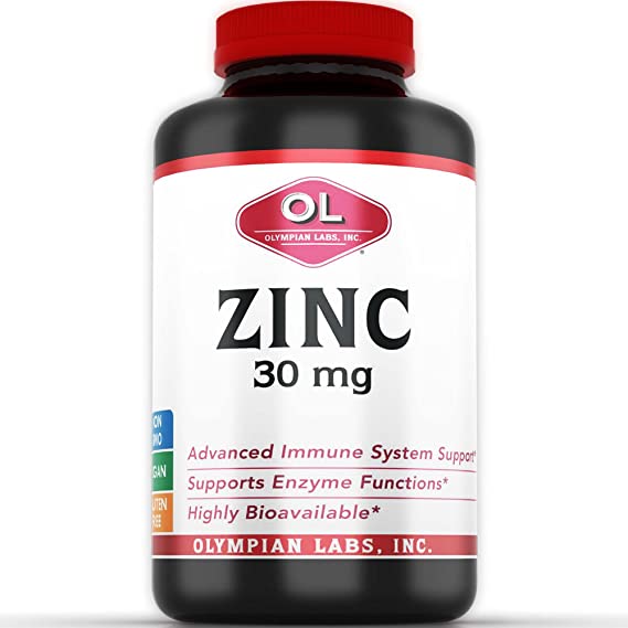 OLYMPIAN LABS: Zinc 30Mg, 100 vc