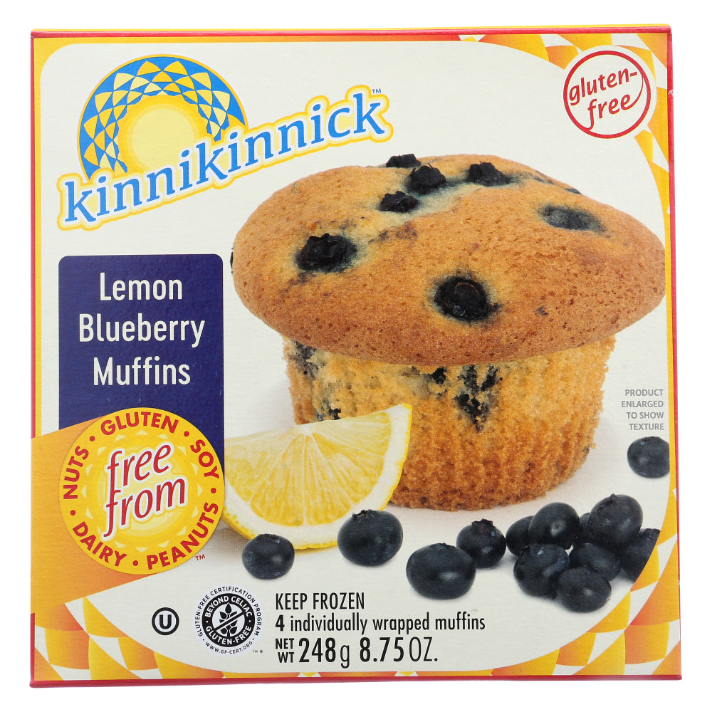 KINNIKINNICK: Muffin Lemon Blueberry, 8.75 oz