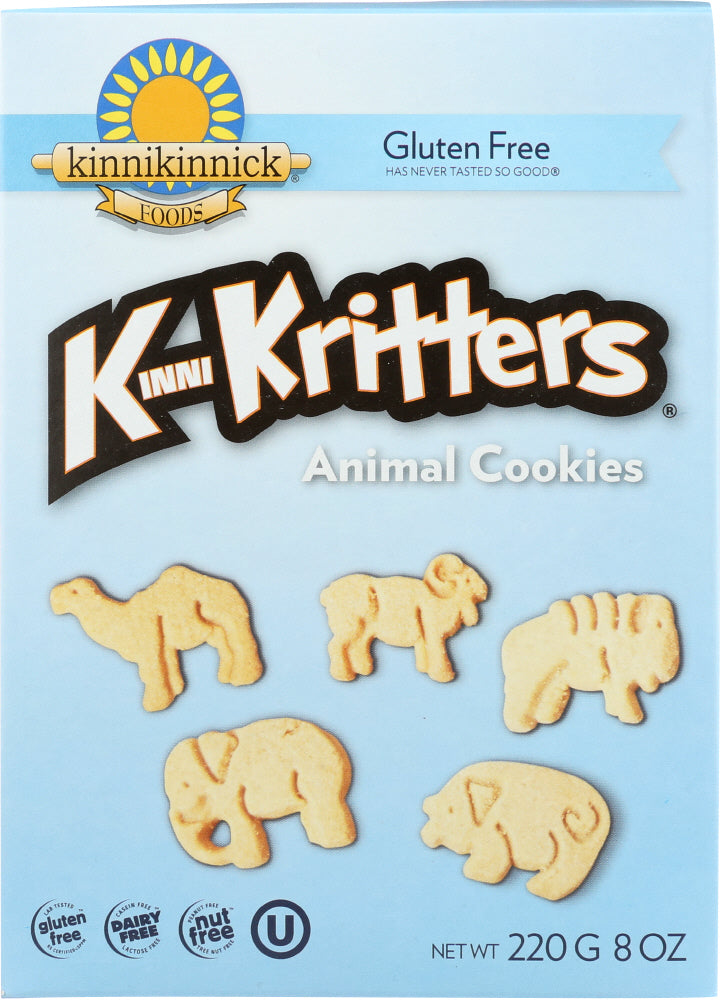 KINNIKINNICK: Gluten Free KinniKritters Animal Cookies, 8 oz