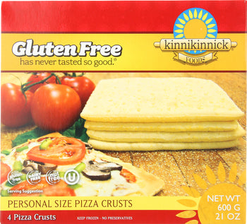 KINNIKINNICK: Gluten Free Personal Size Pizza Crust, 21 oz