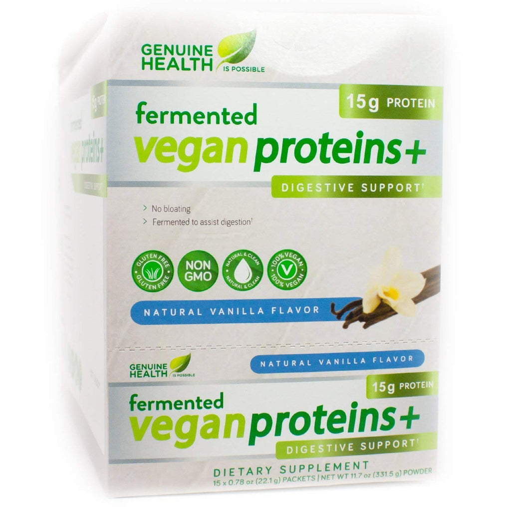 GENUINE HEALTH USA: Vegan Proteins Vanilla, 1 box