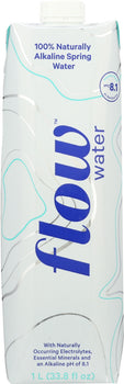 FLOW WATER: Water Natural Alkaline Spring, 1 lt