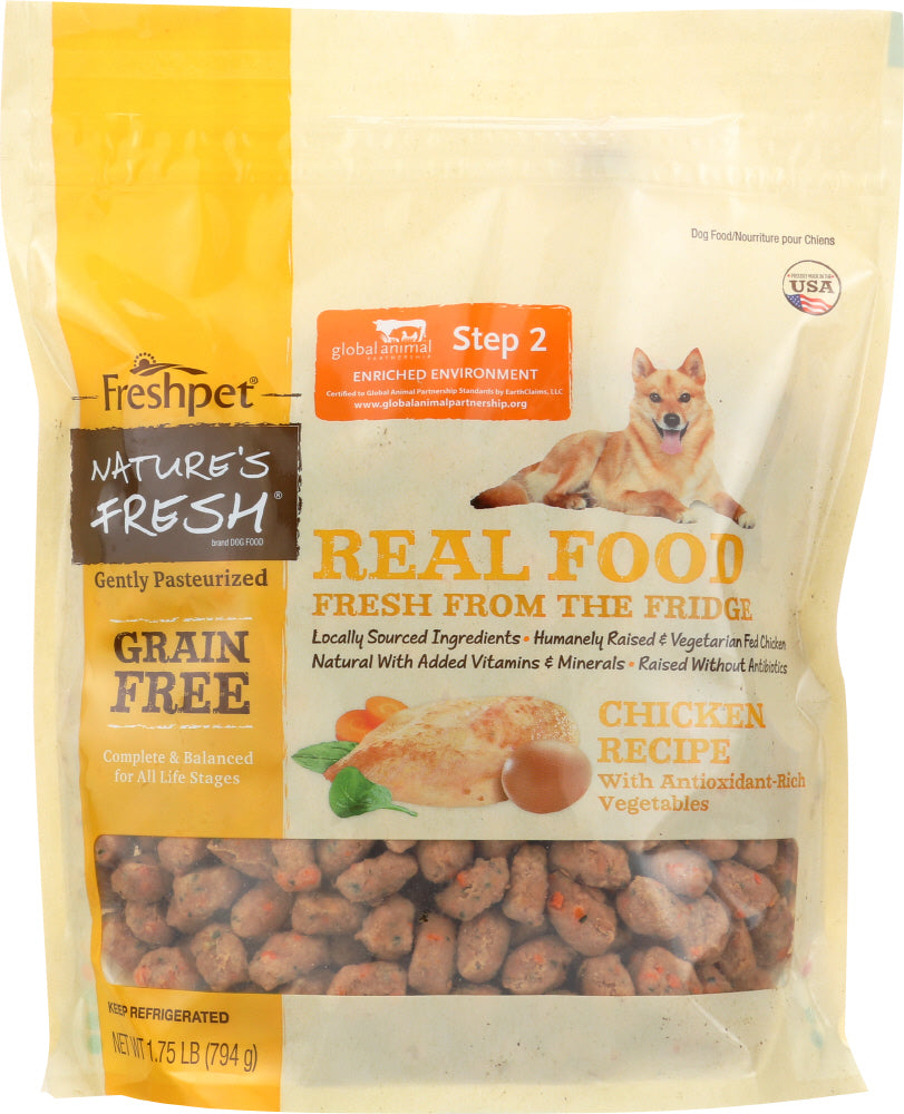 NATURES FRESH: Dog Food Chicken and Egg Recipe, 1.75 lb