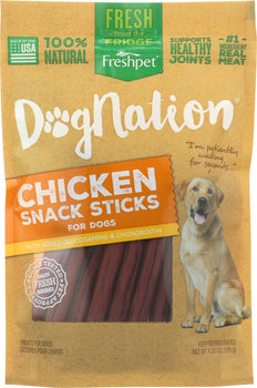 DOGNATION: Chicken Snack Sticks for Dogs, 4.25 oz
