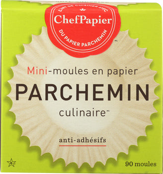 PAPERCHEF: Culinary Parchment Mini Baking Cups, 90 Pc