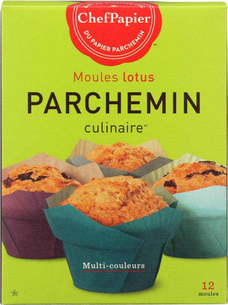 PAPER CHEF: Parchment Cup Multi Lotus, 12 pc