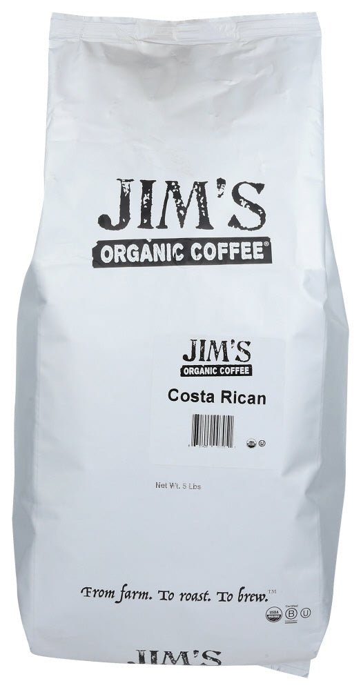 JIMS ORGANIC COFFEE: Organic Costa Rican Coffee, 5 lb