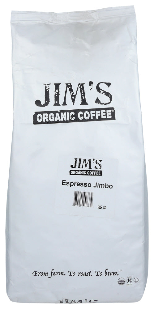 JIMS ORGANIC COFFEE: Organic Espresso Jimbo Coffee, 5 lb