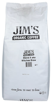 JIMS ORGANIC COFFEE: Organic Blend X Aka Witches Brew Coffee, 5 lb