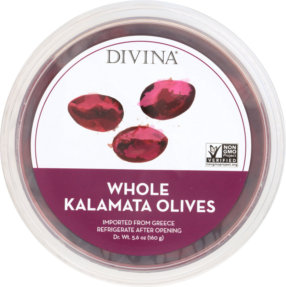 DIVINA: Olive Kalamata Whole Natural, 5.6 oz