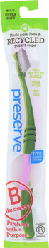 PRESERVE: Ultra Soft Toothbrush in Lightweight Pouch, 1 ea