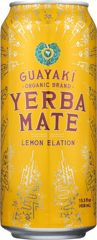 GUAYAKI: Organic Yerba Mate Lemon Elation, 15.5 oz