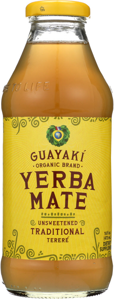 GUAYAKI: Organic Yerba Mate Unsweetened Traditional Terere, 16 oz