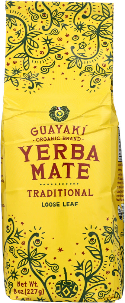 GUAYAKI: Organic Yerba Mate Traditional Loose Leaf, 8 oz