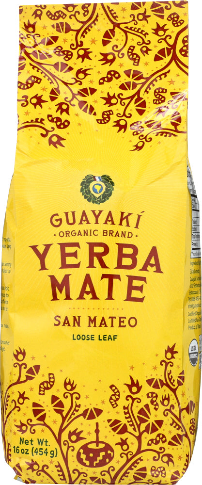 GUAYAKI: San Mateo Loose Leaf Yerba Mate Organic, 16 oz