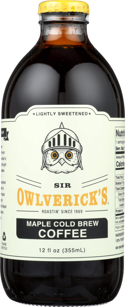 SIR OWLVERICK: Maple Cold Brew Coffee, 12 oz