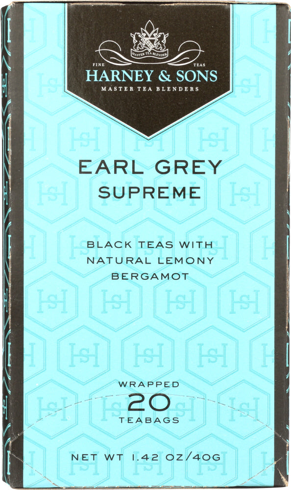 HARNEY & SONS: Tea Earl Grey Supreme, 20 bg