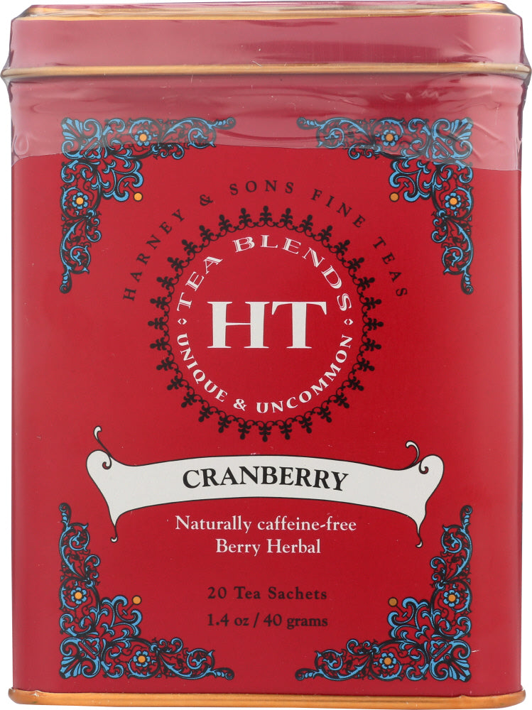 HARNEY & SONS: Cranberry Herbal Tea, 20 pc