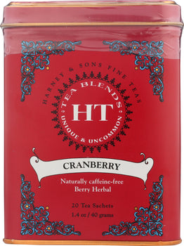 HARNEY & SONS: Cranberry Herbal Tea, 20 pc