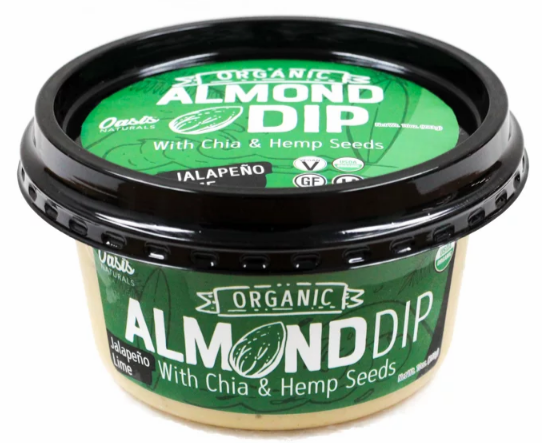 OASIS NATURALS: Dip Almond Jalapeno Cilantro, 10 oz