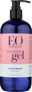 EO: Shower Gel Rose and Lemon, 16 oz