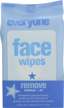 EVERYONE: Face Make-Up Removing Wipes, 30 Count