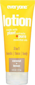 EVERYONE: 3 in 1 Lotion Coconut & Lemon, 6 oz