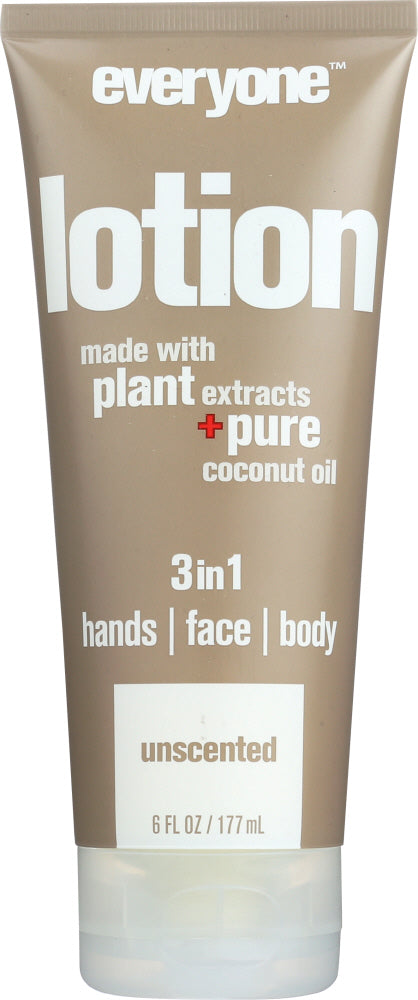 EVERYONE: 3 in 1 Lotion Unscented, 6 oz