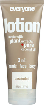 EVERYONE: 3 in 1 Lotion Unscented, 6 oz