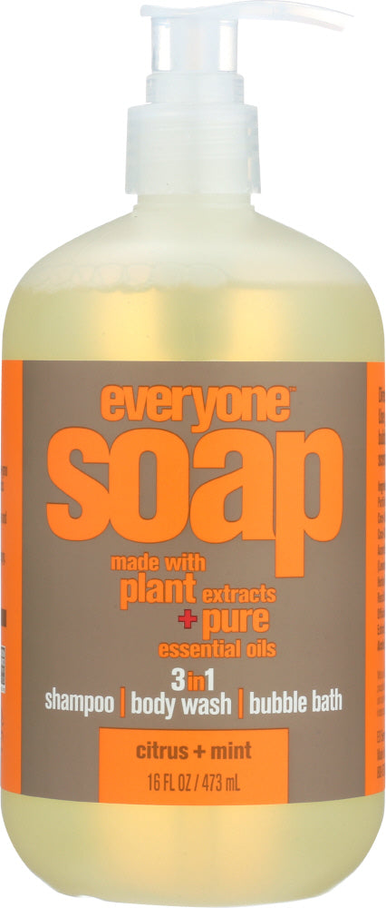 EVERYONE: 3 in 1 Soap Citrus & Mint, 16 oz