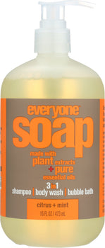 EVERYONE: 3 in 1 Soap Citrus & Mint, 16 oz