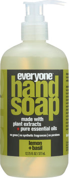 EVERYONE: Liquid Hand Soap Lemon & Basil, 12.75 oz