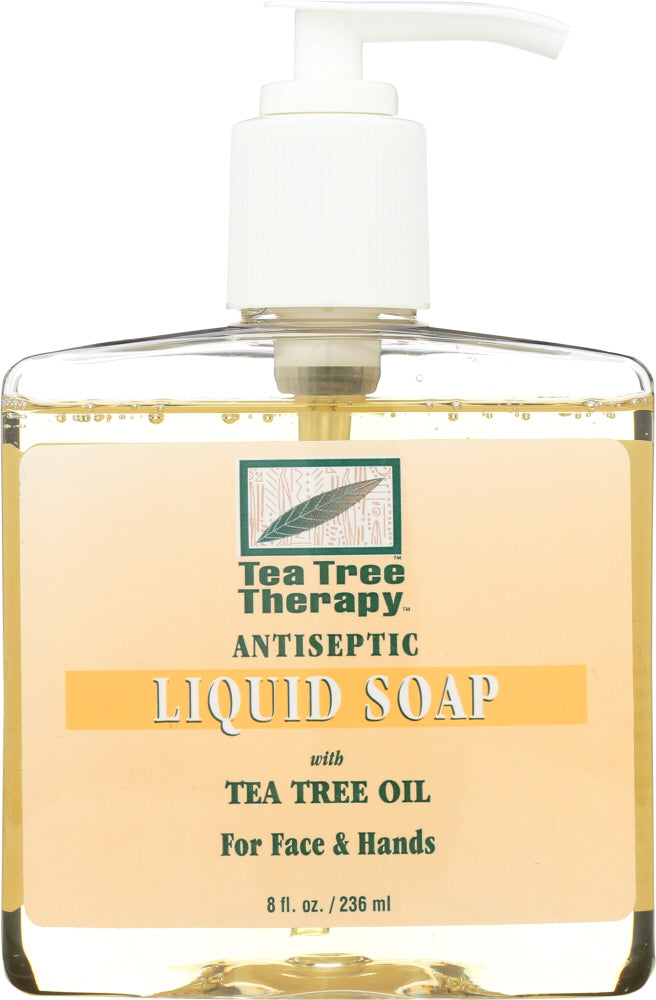 TEA TREE THERAPY: Antiseptic Liquid Soap with Tea Tree Oil, 8 oz