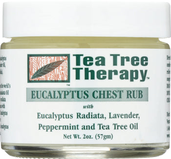 TEA TREE THERAPY: Eucalyptus Chest Rub, 2 oz