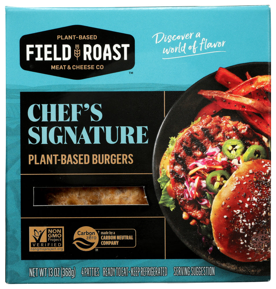 FIELD ROAST: Hand-Formed FieldBurger Patties, 13 oz