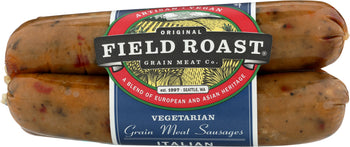 FIELD ROAST: Grain Meat Sausages Vegetarian Italian, 12.95 oz