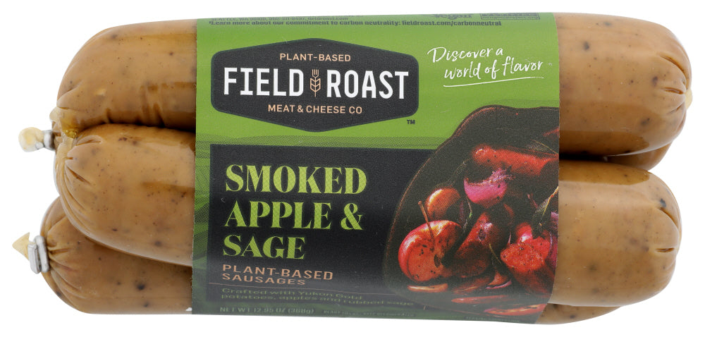 FIELD ROAST: Grain Meat Sausage Smoked Apple Sage, 12.95 oz